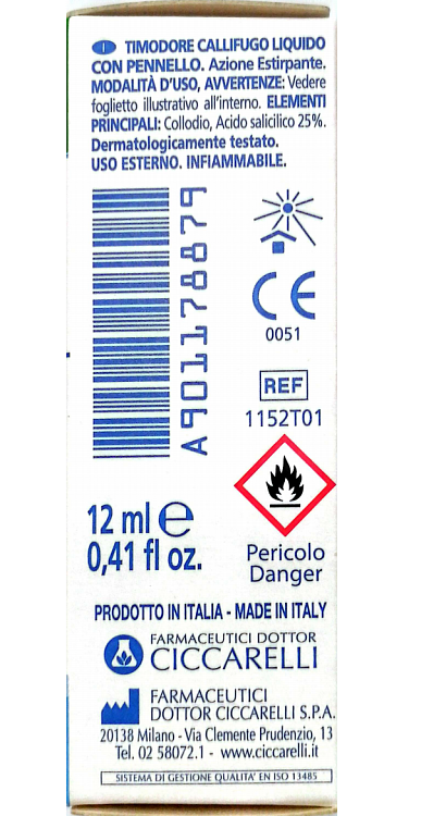 Dr. Ciccarelli Υγρό Αφαίρεσης Κάλων με Πινέλο 12ml