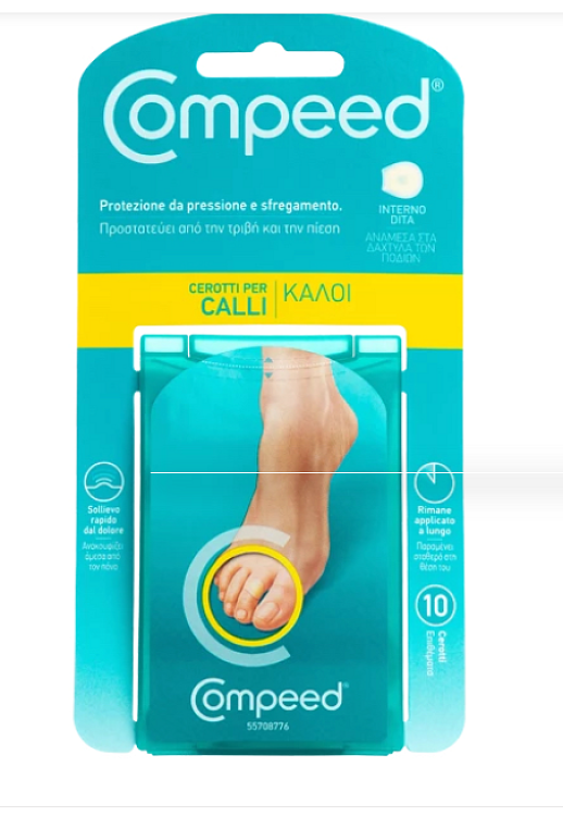 Compeed Επιθέματα για Κάλους στα Δάκτυλα των Ποδιών 10 Τεμάχια