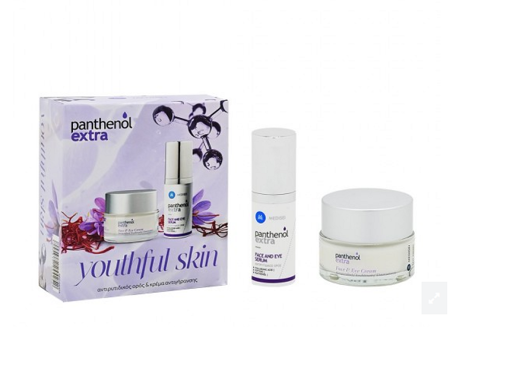 Panthenol Extra Σετ Youthful Skin Face & Eye Cream 50ml και Panthenol Extra Face & Eye Serum 30ml