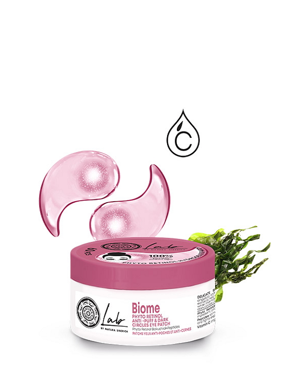 Natura Siberica Biome Phyto Retinol Anti-Puff & Dark Circles Eye Patch για Πρηξίματα & Μαύρους Κύκλους με Ρετινόλη 60τμχ