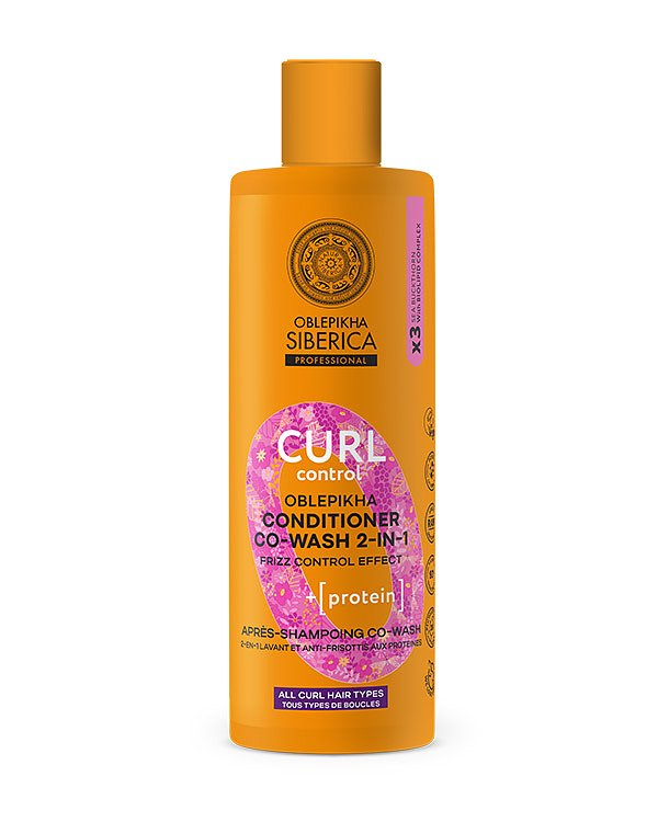 Natura Siberica Oblepikha Ο Professional Conditioner Co-Wash 2 σε 1 για Μπούκλες με 3x Ιπποφαές & Πρωτεΐνη Σίτου 400ml