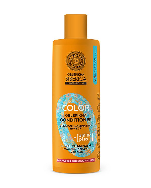 Natura Siberica Oblepikha Ο Professional Conditioner Προστασίας Χρώματος με 3x Ιπποφαές & Amino Plex για Βαμμένα Μαλλιά 400ml