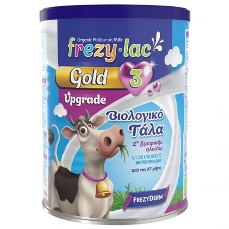 Frezyderm Frezylac Gold 3 Upgrade Βιολογικό Ρόφημα Γάλακτος σε σκόνη μετά τον 10ο μήνα 900g