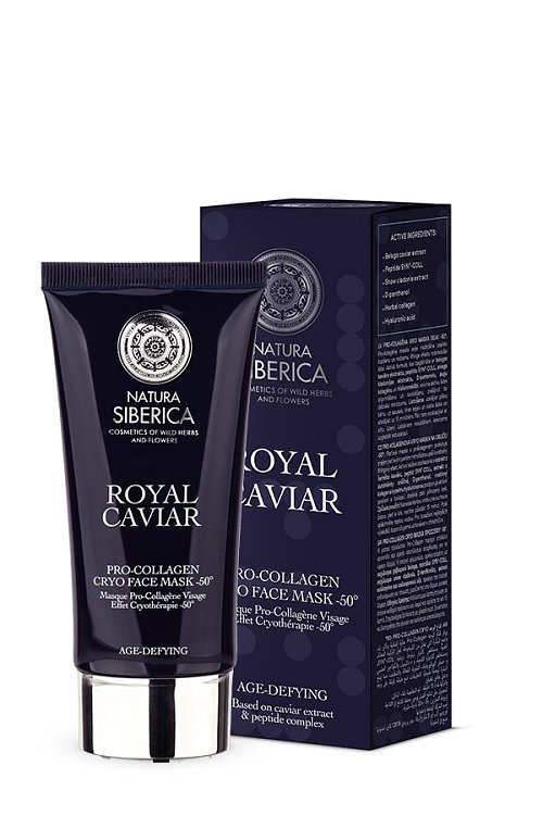 Natura Siberica Royal Caviar Cryo Mask -50° με Φυτικό Κολλαγόνο για Ελαστικότητα και Λάμψη 75ml