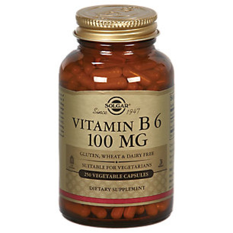 Solgar Vitamin B6 100mg 100veg.caps 