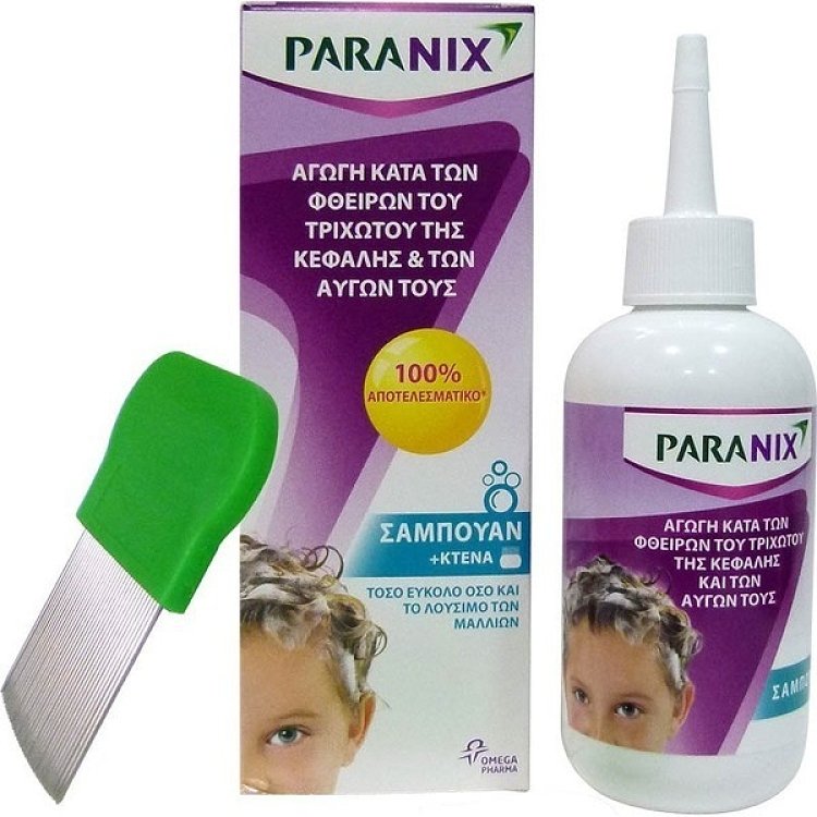 Paranix Αντιφθειρικό Σαμπουάν 200ml & Κτένα
