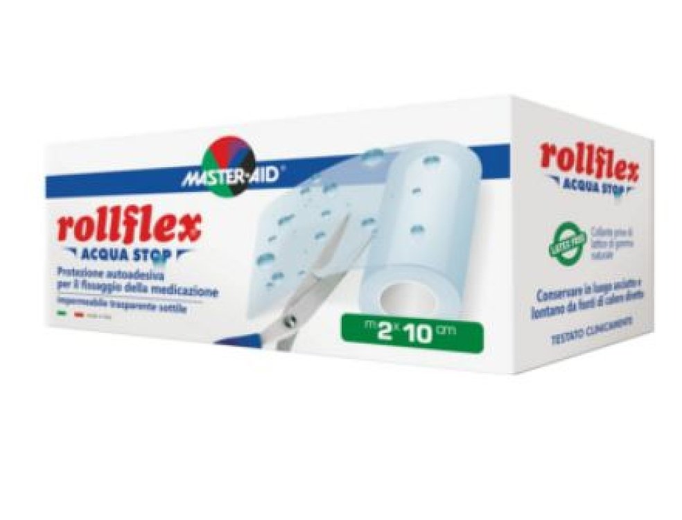 Master-Aid Rollflex Aqua Stop 2mx10cm για την συγκράτηση της γάζας