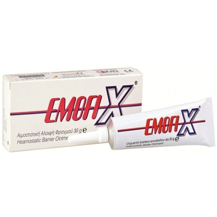 PharmaQ Emofix Ointment, Αιμοστατική Αλοιφή Φραγμού 30g