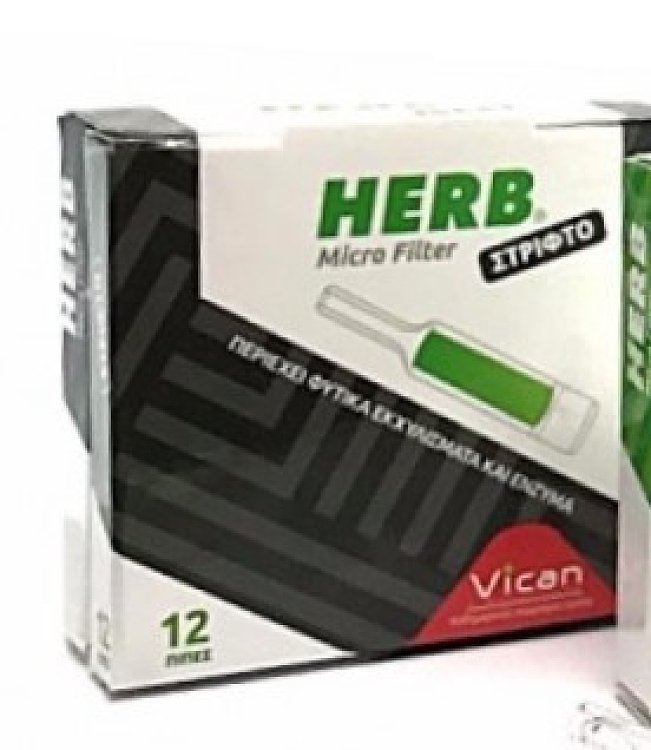 Vican Herb Micro Filter για Στριφτό 12τμχ
