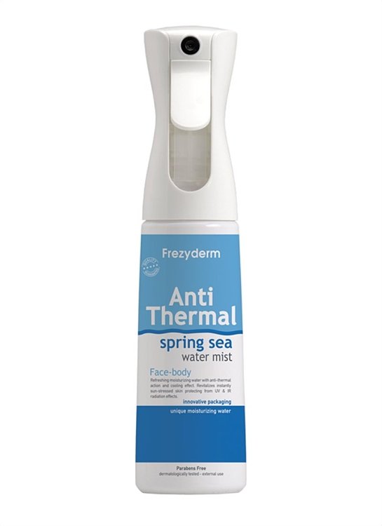 Frezyderm Anti Thermal Water Mist Αναζωογονητικό Ενυδατικό Νερό με Αντιθερμική Δράση, για Πρόσωπο & Σώμα, 300 ml