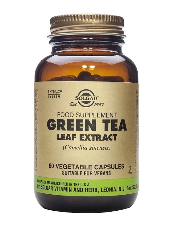 Solgar Green Tea Leaf Extract (Camellia Sinensis) 60veg.caps