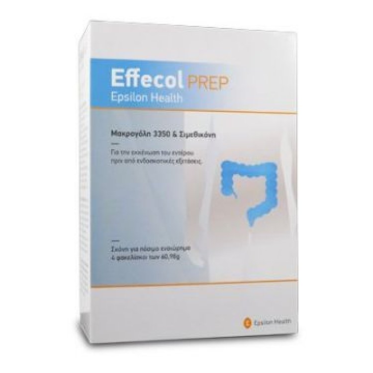 Epsilon Health Effecol PREP για την Εκκένωση του Εντέρου πριν από Ενδοσκοπικές Εξετάσεις 4 φακελίσκοι των 60,98g