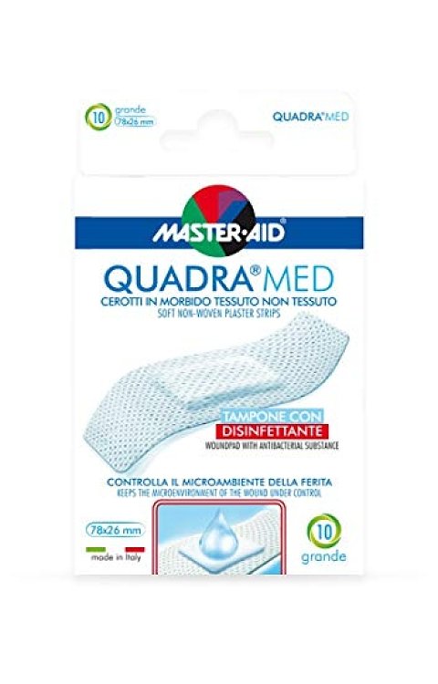 Master-Aid Quadra Med 78x26mm 10strips