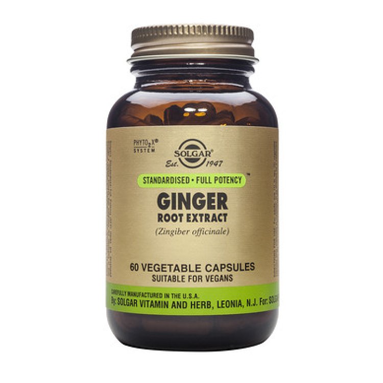 Solgar Ginger Root Extract (Zingiber officinale) 60veg.caps