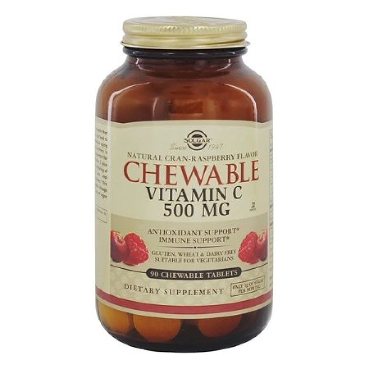 Solgar Vitamin C 500mg Chewable Raspberry Flavour 90chew.tabs