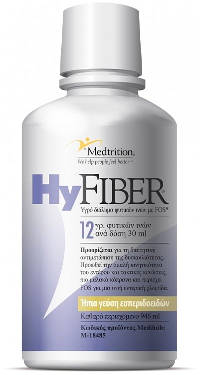 Medtrition HyFiber Υγρό Διάλυμα Φυτικών Ινών 946ml