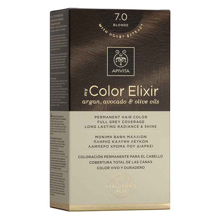 Apivita My Color Elixir Βαφή Μαλλιών 7.0 Ξανθό 1τμχ