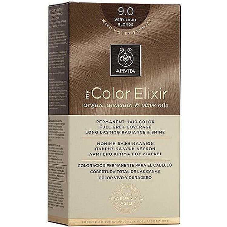 Apivita My Color Elixir Βαφή Μαλλιών 9.0 Ξανθό Πολύ Ανοιχτό 1τμχ