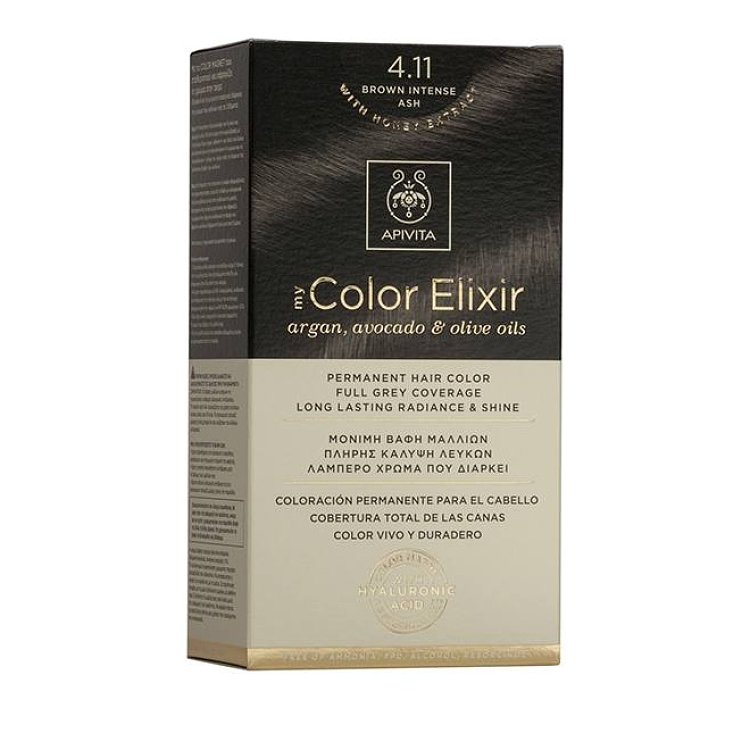 Apivita My Color Elixir Βαφή Μαλλιών 4.11 Καστανό Έντονο Σαντρέ 1τμχ