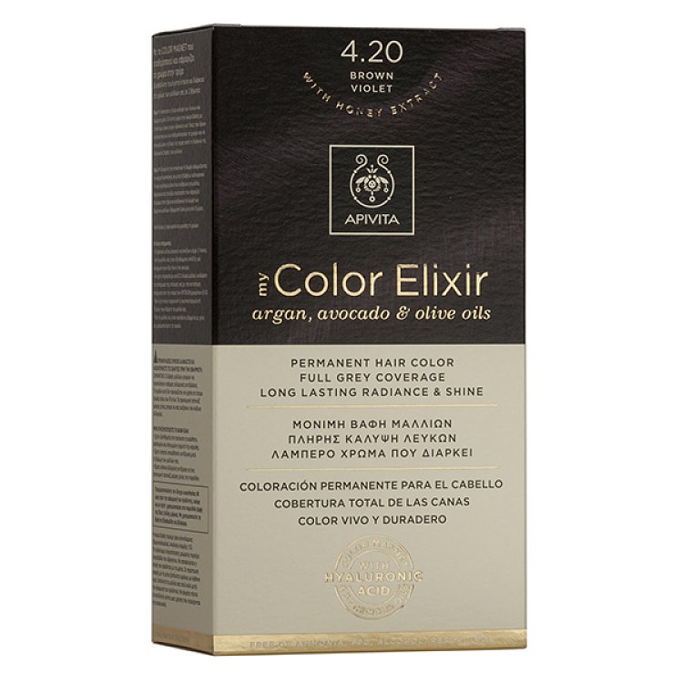 Apivita My Color Elixir Βαφή Μαλλιών 4.20 Καστανό Βιολετί 1τμχ