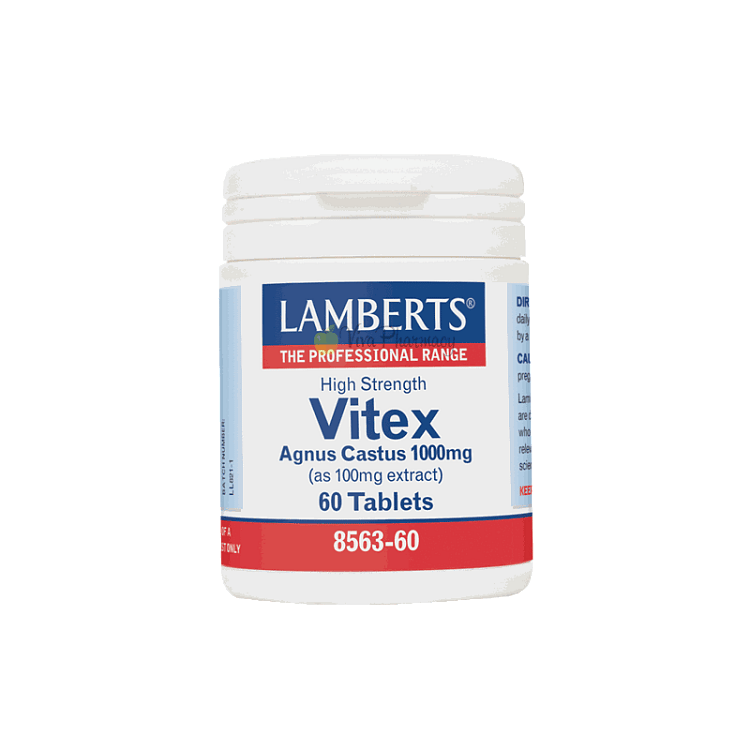 Lamberts Vitex Agnus Castus 1000mg (as 196mg extract) 60tabs
