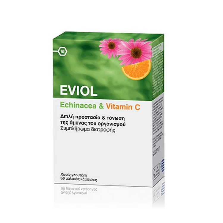 Eviol Echinacea & Vitamin C 60 μαλακές κάψουλες