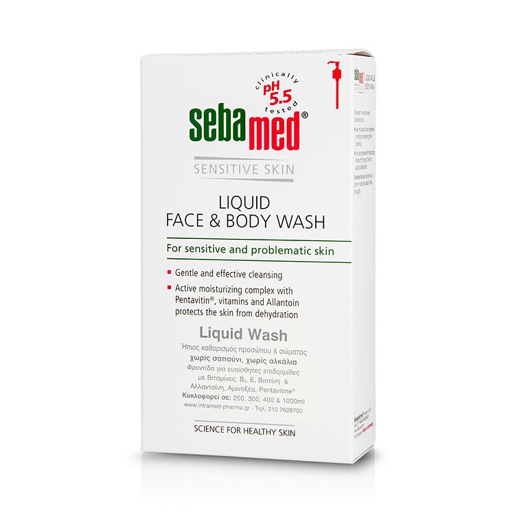 Sebamed Liquid Face & Body Wash Ήπιο Καθαριστικό 300ml