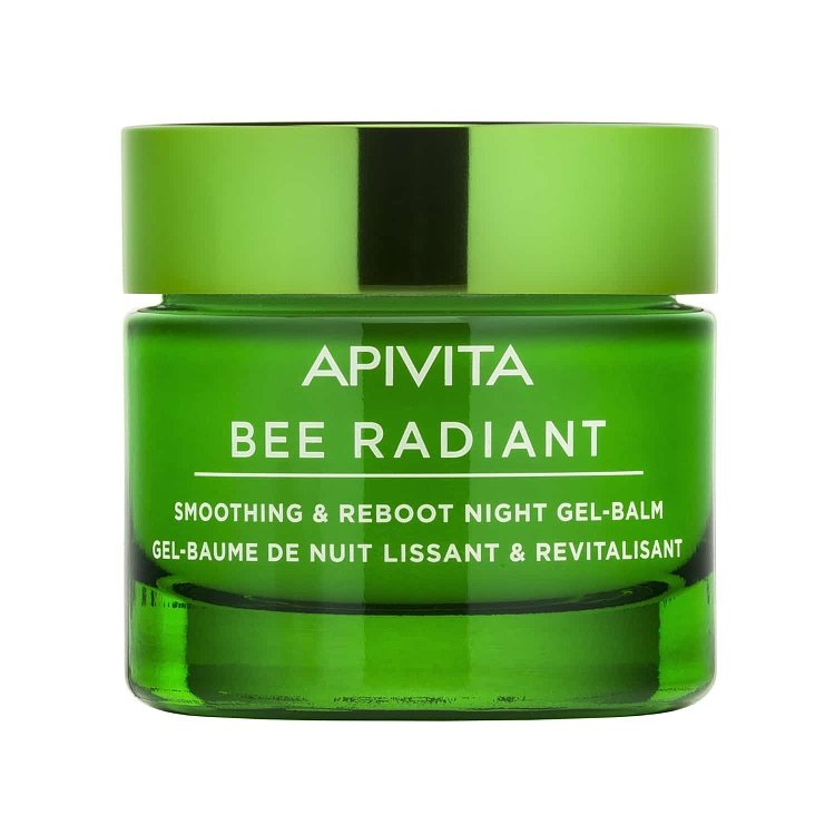 Apivita Bee Radiant Gel-Balm Νύχτας με Λευκή Παιώνια & Πρόπολη 50ml