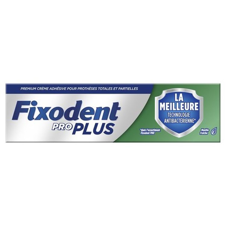 Fixodent Pro Plus Antibacterial Technology - Στερεωτική Κρέμα με γεύση Μέντας 40g