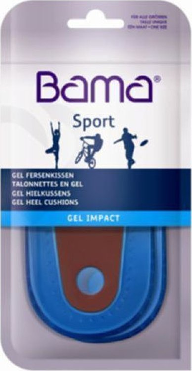 Κυρίτσης Bama Sport Υποπτέρνια Σιλικόνης Gel Impact (03244) 2τμχ 