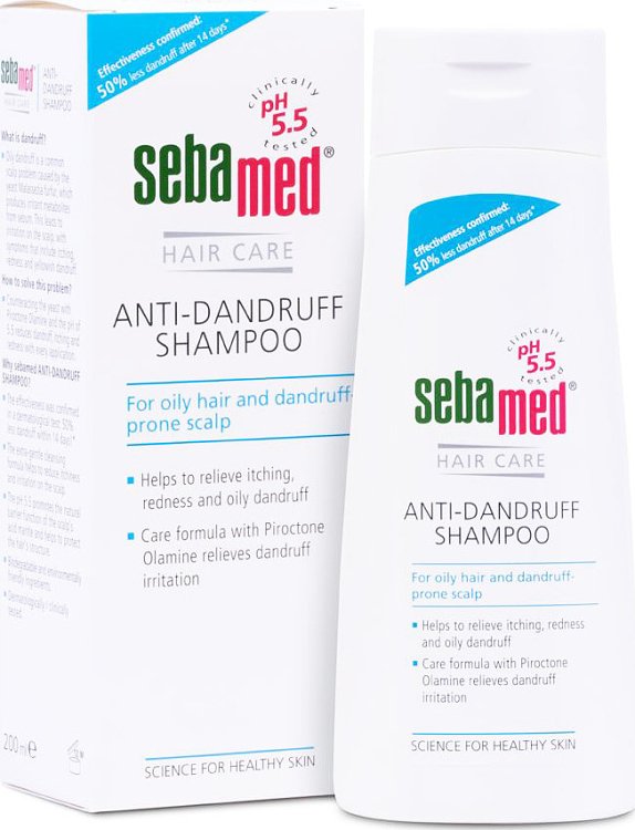 Sebamed Anti-Dandruff Σαμπουάν κατά της Πιτυρίδας για Λιπαρά Μαλλιά 200ml