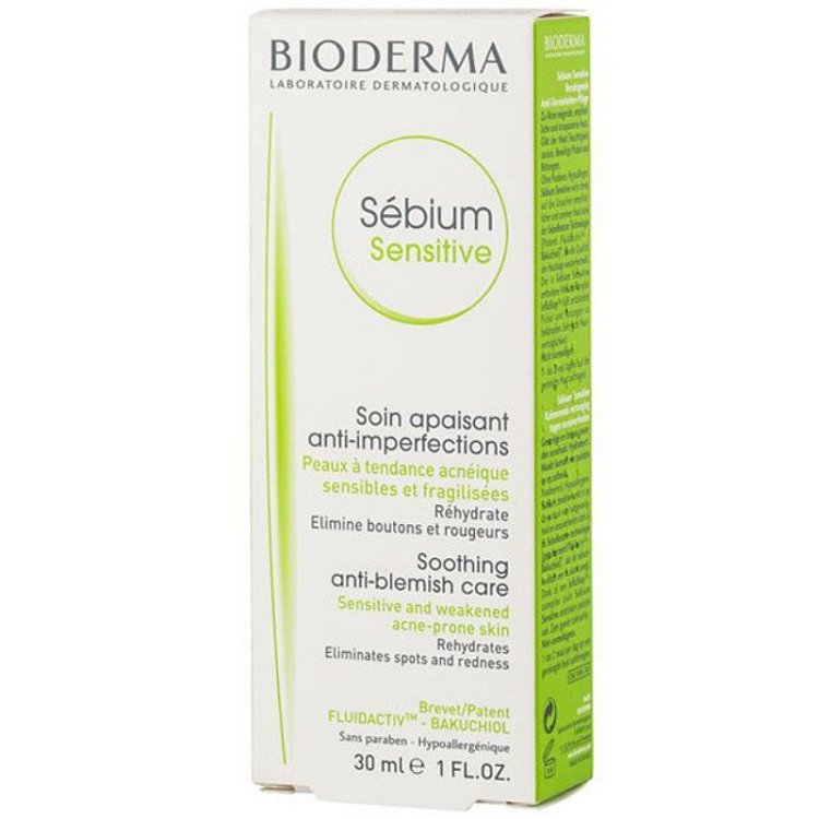 Bioderma Sebium Sensitive Καταπραϋντική Κρέμα για Ατέλειες σε Δέρμα με Τάση Ακμής 30ml 