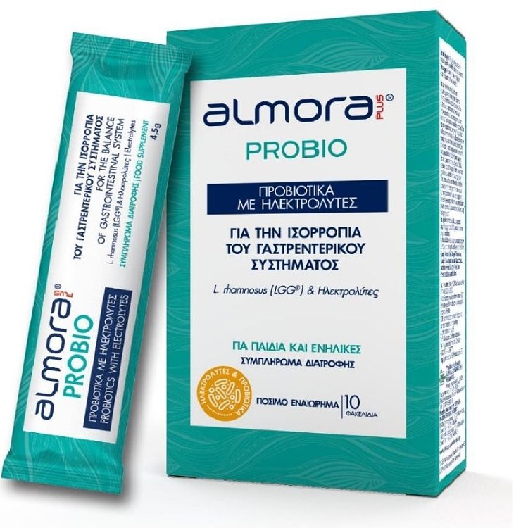 Elpen Almora Plus Probio Προβιοτικά με Ηλεκτρολύτες 10φακελάκια