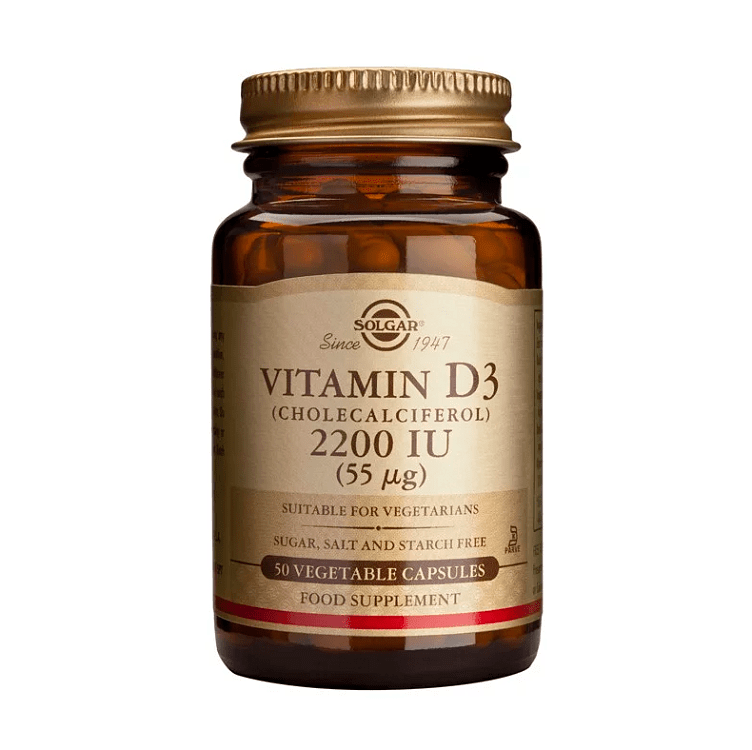 Solgar Vitamin D3 2200 IU / 55μg 50caps