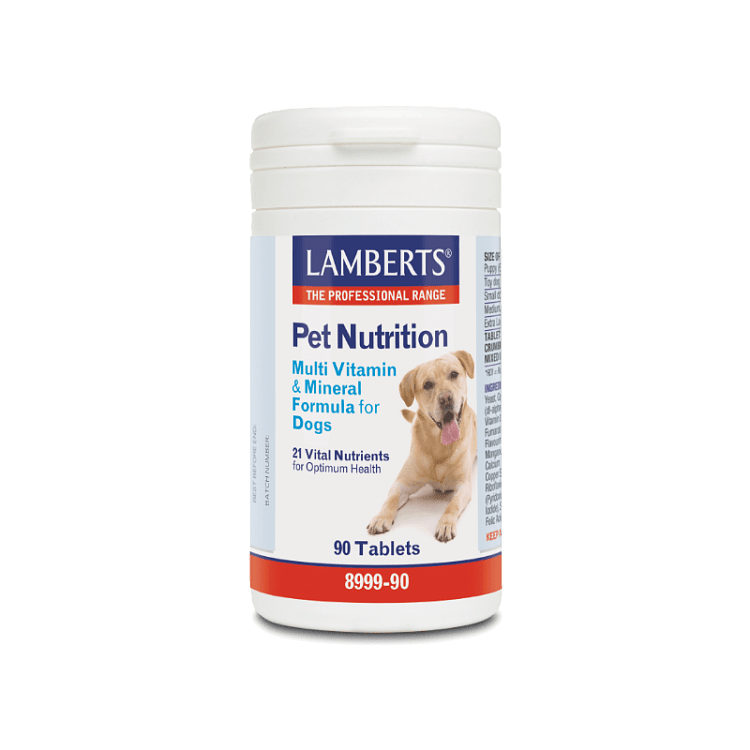 Lamberts Pet Nutrition Multi Vitamin and Mineral for Dogs 90tabs