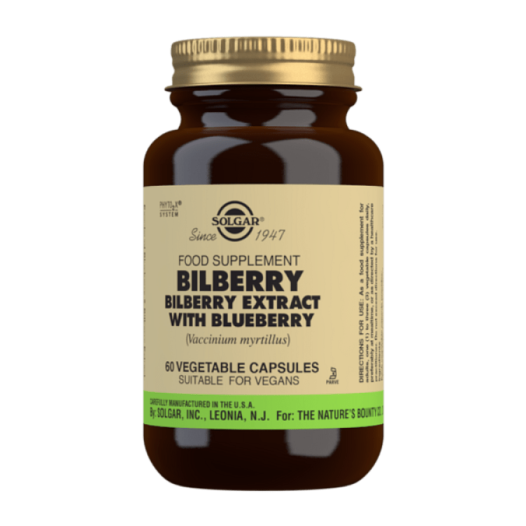 Solgar Bilberry Berry Extract with Blueberry 60veg.caps