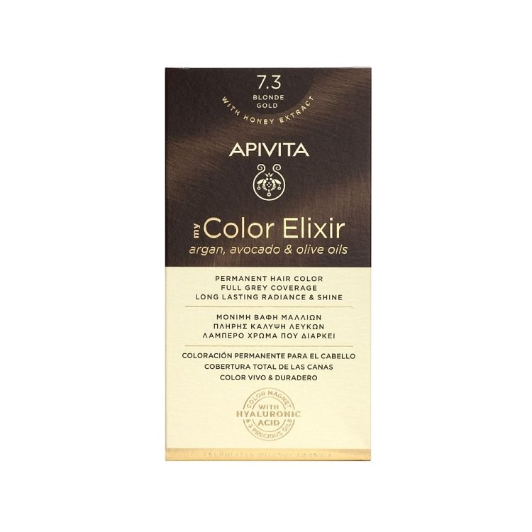Apivita My Color Elixir Βαφή Μαλλιών 7.3 Ξανθό Μελί 1τμχ