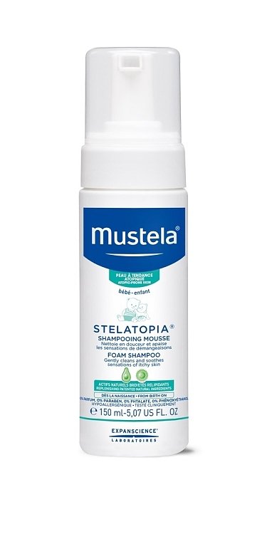Mustela Stelatopia Foam Shampoo Σαμπουάν σε Μορφή Αφρού 150ml