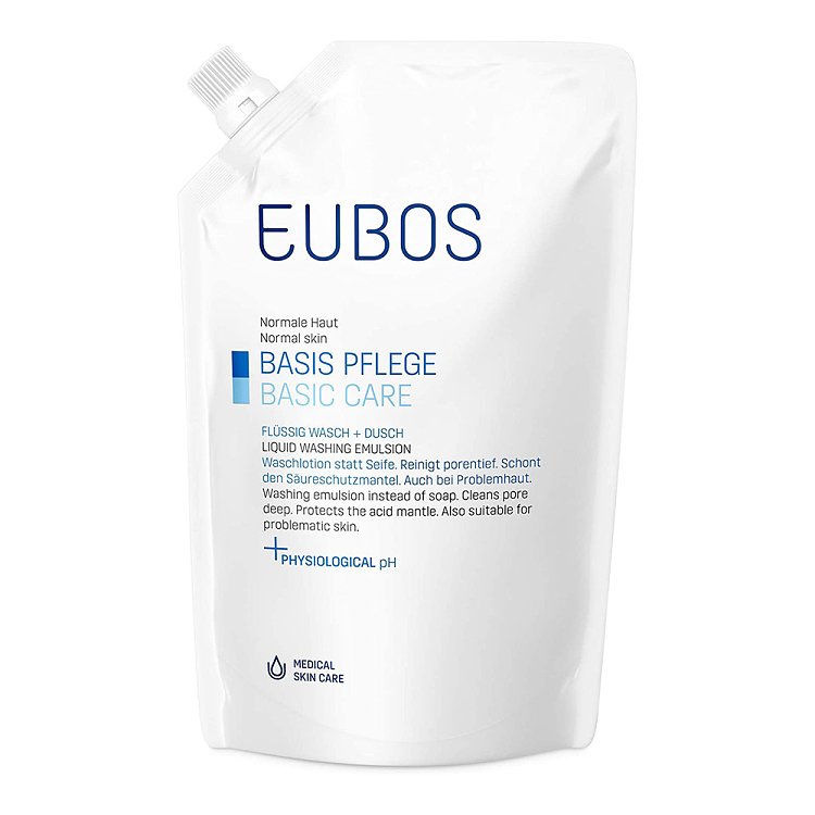 Eubos Liquid Washing Emulsion Blue Refill Ανταλλακτικό 400ml 