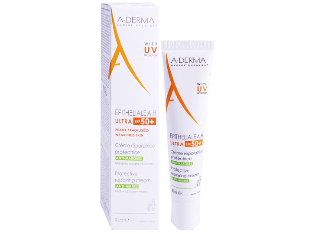 A-Derma Epitheliale A.H Ultra SPF50+ Cream κατά των Σημαδιών με Αντηλιακή Προστασία 40ml
