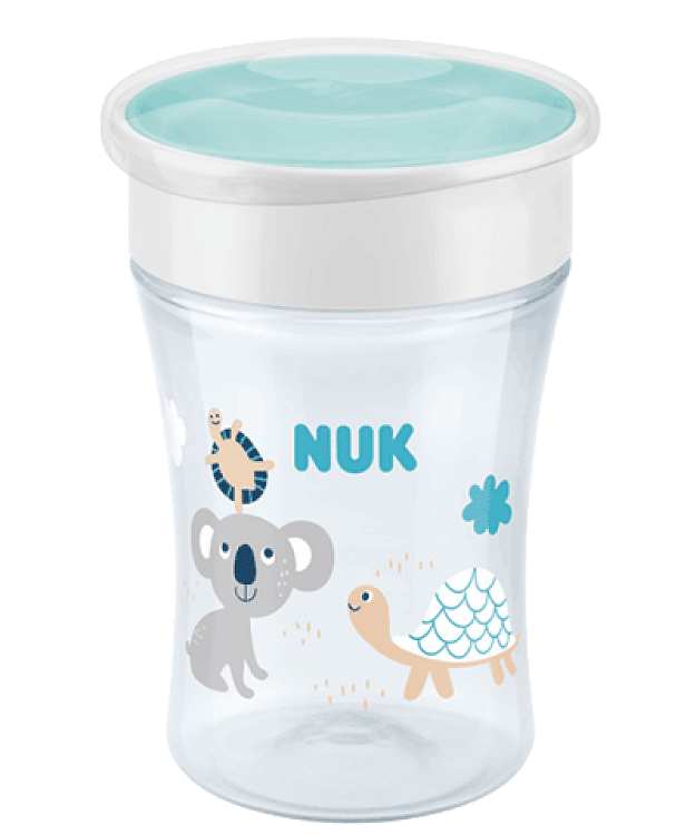 Nuk Magic Cup Εκπαιδευτικό Ποτηράκι με Καινοτόμο Χείλος & Προστατευτικό Καπάκι 230ml