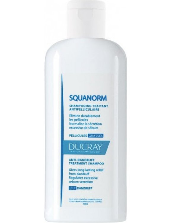 Ducray Squanorm Anti-dandruff Treatment Shampoo Oily Dandruff 200 ml