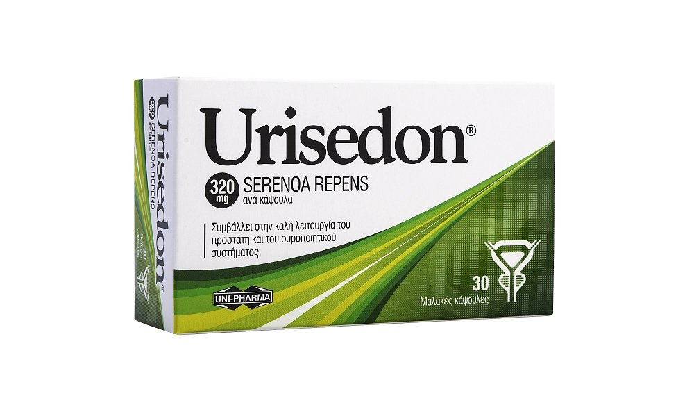Uni-Pharma Urisedon 320mg Serenoa Repens για τον Προστάτη 30caps