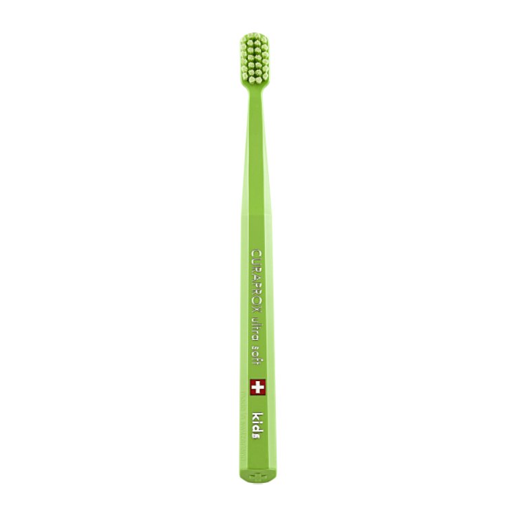 Curaprox Kids 5500 Ultra Soft Παιδική Οδοντόβουρτσα 4-12 ετών Πράσινο 1τμχ