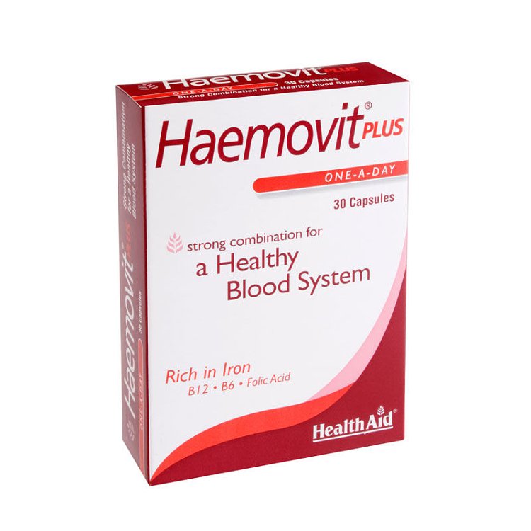 Health Aid Haemovit Plus One-A-Day για Υγιές Αιμοποιητικό Σύστημα 30caps