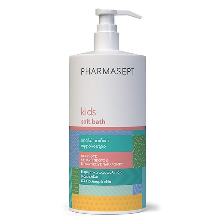Pharmasept Kids Soft Bath Απαλό Παιδικό Αφρόλουτρο για Πρόσωπο, Σώμα & Ευαίσθητη Περιοχή 1L
