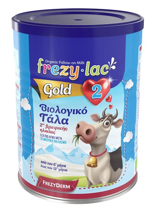 Frezyderm Frezylac Gold 2 Βιολογικό Γάλα σε Σκόνη 6 - 12 μηνών 400g