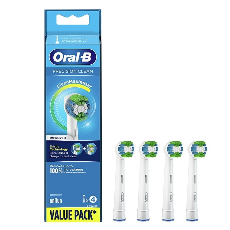 Oral-B Precision Clean Maximiser Ανταλλακτικές Κεφαλές 4τμχ