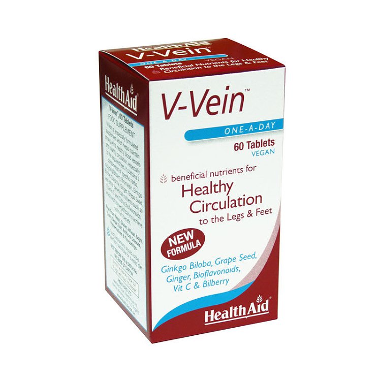Health Aid V-Vein για Yγιές Kυκλοφορικό των Άκρων 60tabs