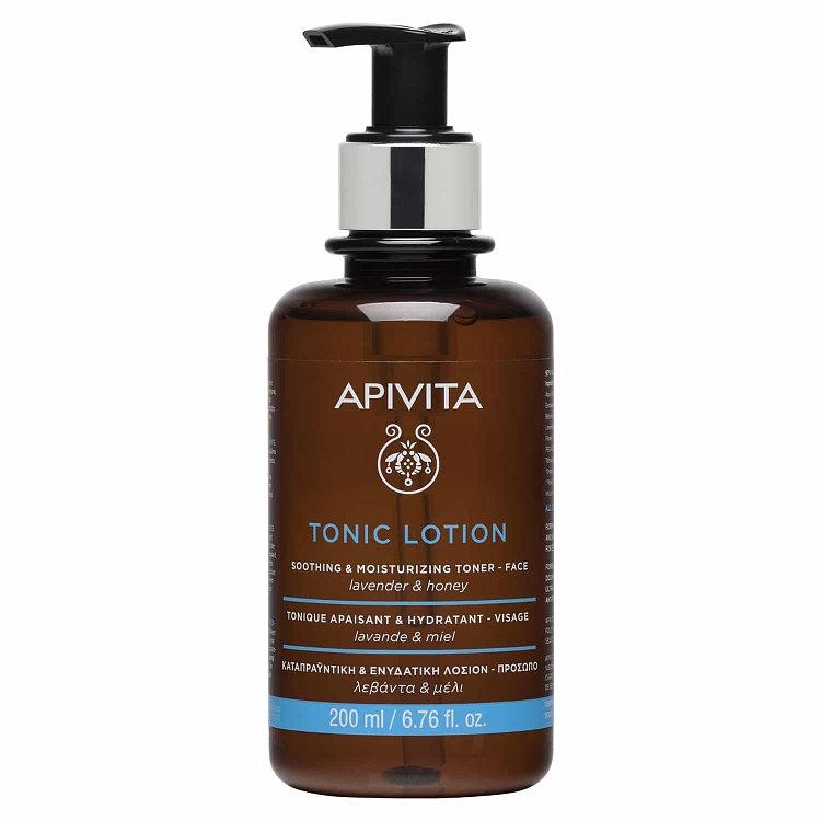 Apivita Tonic Lotion Καταπραϋντική & Ενυδατική Λοσιόν Προσώπου με Λεβάντα & Μέλι 200ml